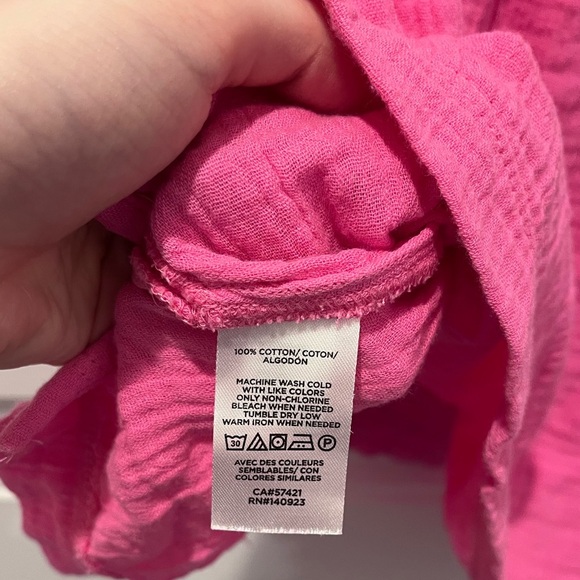 LOFT Hot Pink Tank Top Y2K Barbie Spring Summer 90s Retro Coquette Cottagecore - Picture 6 of 9